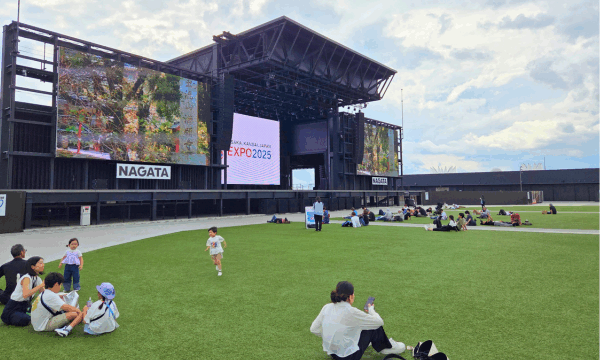 大阪万博、EXPOアリーナの様子