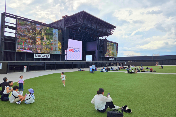 大阪万博、EXPOアリーナの様子