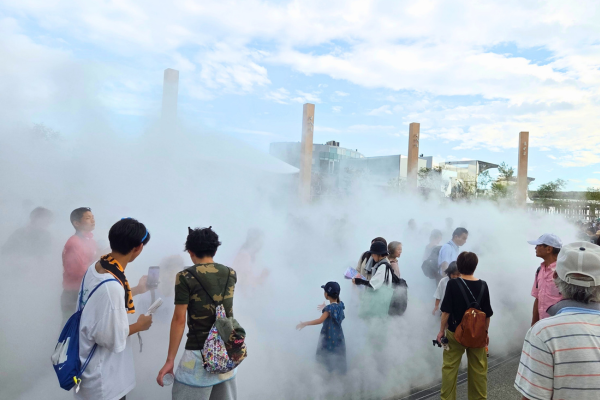 大阪万博、いのちのパークの様子